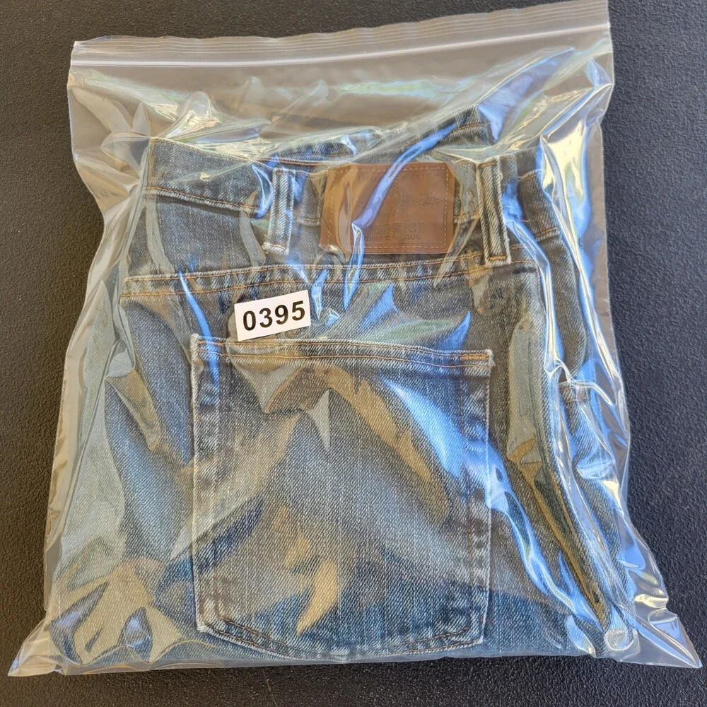 Wrangler Mens Classic Straight Jeans Blue 5 Pocket Medium Wash Denim 35x32